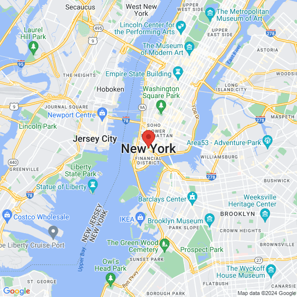New York - Google map