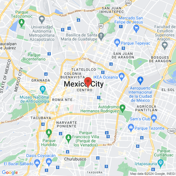 Mexico - Google map