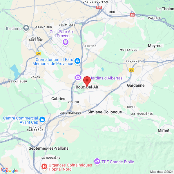 Bouc-Bel-Air - Google map